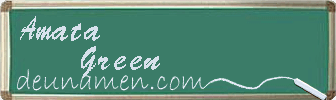 Amata Green Visitenkarte